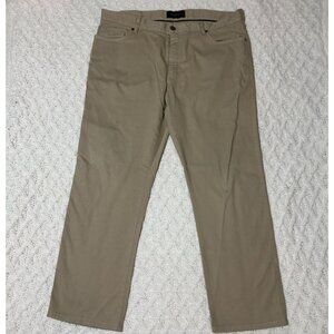 Ermenegildo Zegna Beige Cotton Flat Front Casual Pants‎ Jeans w38x28